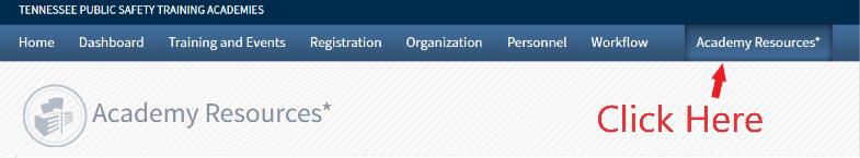 Preview of Acadis Academy Resources Button
