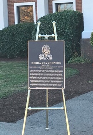 Photo of Memorial Plaque for Debra K. Johnson