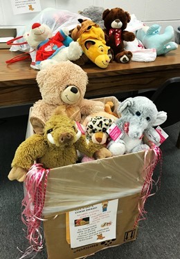 WTSP/WTRC Staff Donate Over 200 Stuffed Animals to Local Charity