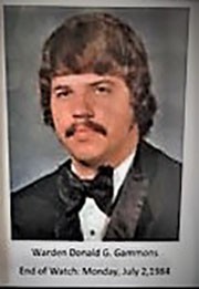 Photo of Warden Donald Gammons Photo of Warden Donald Gammons