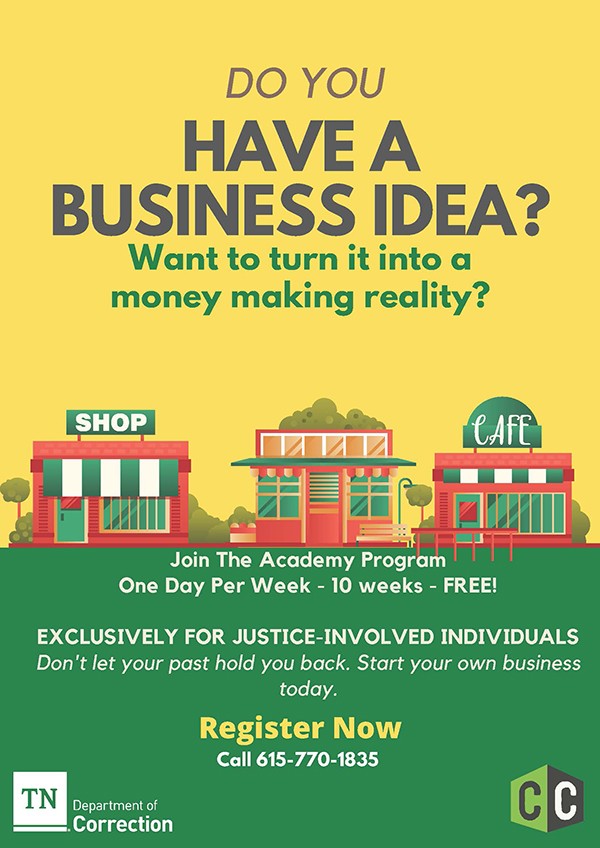 Phoro of Do you have a business idea? Do you want to turn it into a money making reality? Flyer