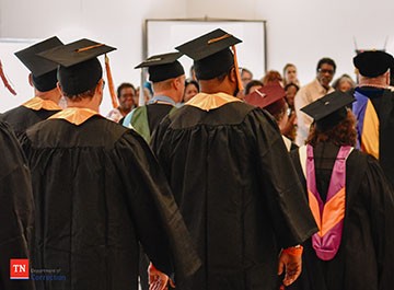 Photo of Offenders and Guests at Graduation