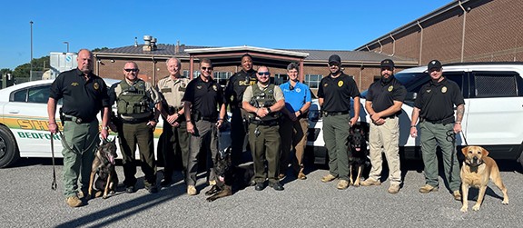 Photo of team of staff who conducted searches.