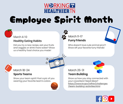 Employee Spirit Month