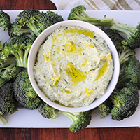 Broccoli Stalk Hummus