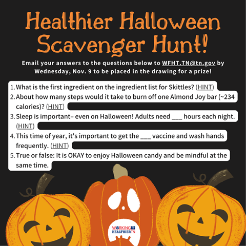 Halloween Scavenger Hunt!