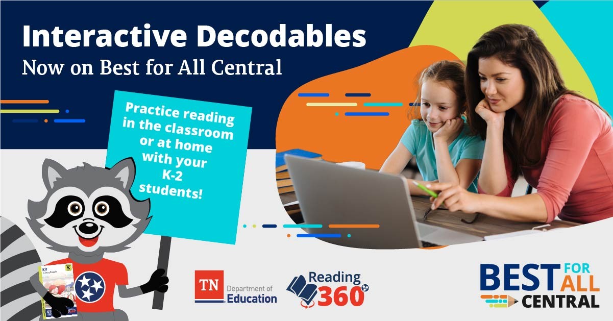 At-Home Interactive Decodable Books Available for All Tennessee Families