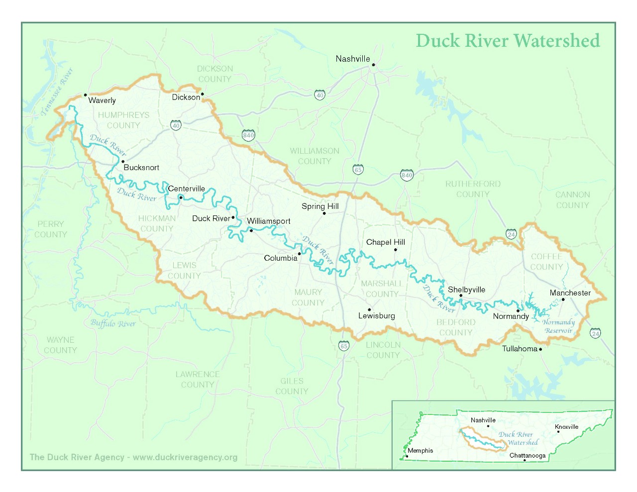 Duck River Watershed Duck River Watershed