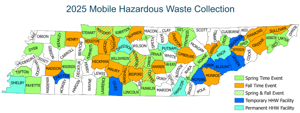 2025 Household Hazardous Waste Events 2025 Household Hazardous Waste Events