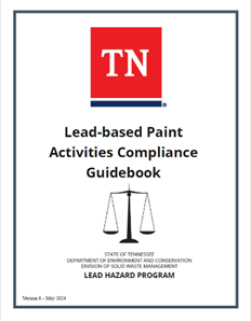 Image of the cover page of the lead based paint abatement compliance guide