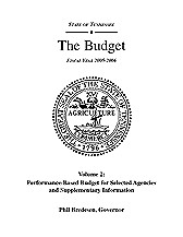 Performance-Based Budget, Fiscal Year 2005-2006