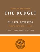 Volume 2: Base Budget Reductions, Fiscal Year 2017-2018 Cover