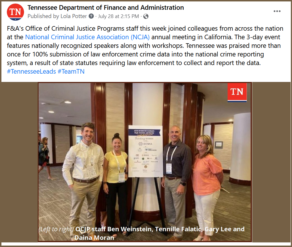 OCJP staff attend national conference