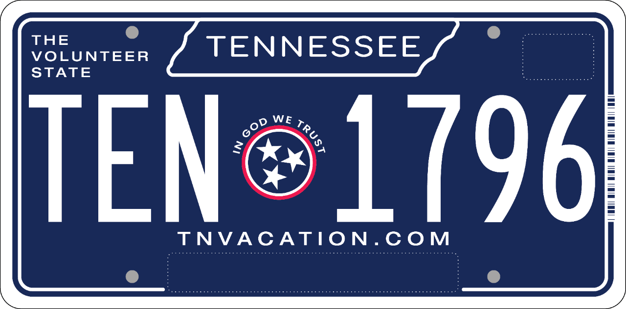 Gov. Lee Unveils New License Plate Design Picked by Tennesseans