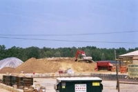 photograph of large pile of soil