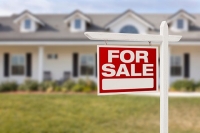 177497166 for sale sign posted in front of house