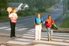 photo of school crossing guard