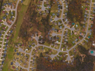 Google map image showing sprawl in surburban Tennessee