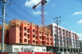 photo of apartment building under construction