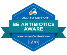 Proud To Support Be Antibiotics Aware