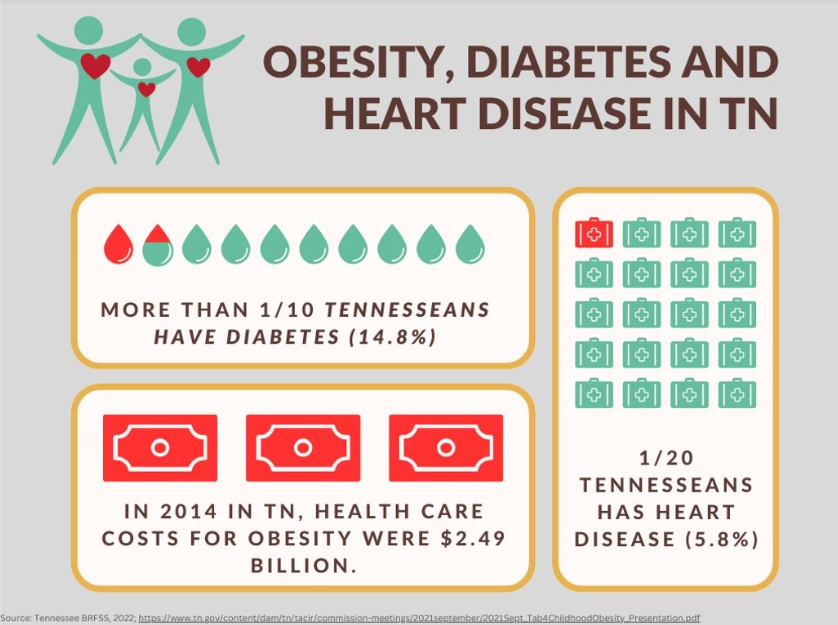 AE - Obesity, Diabetes, HD in TN