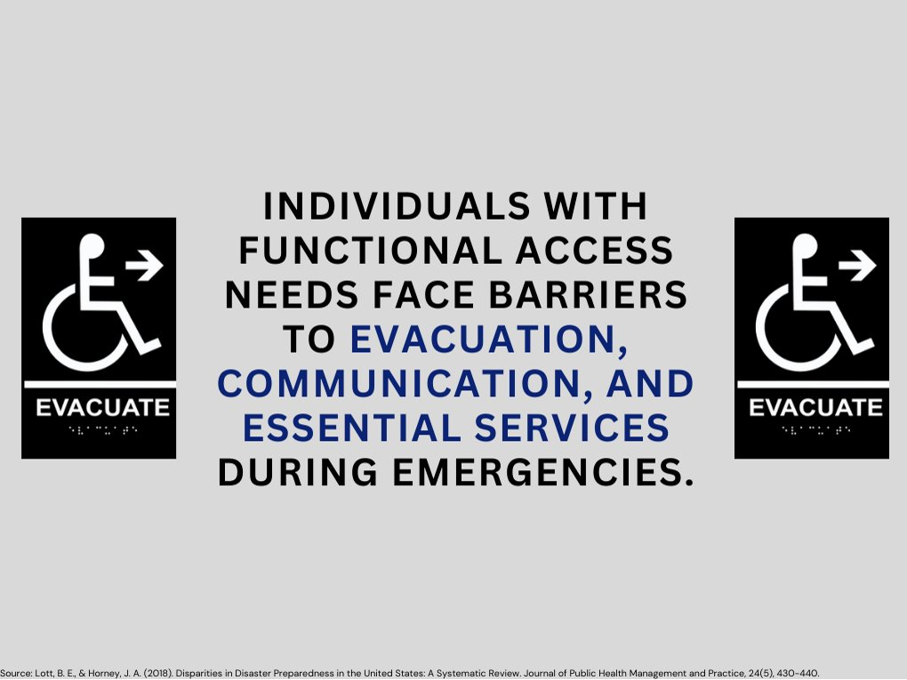Emergency Prep - People with Disabilities