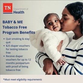 Baby and Me Tobacco Free program benefits