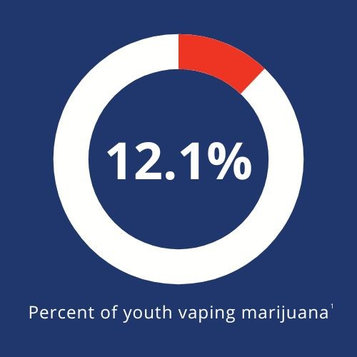 K-12 Toolkit 12.1% Vaping Marijuana Website Graphic - 1