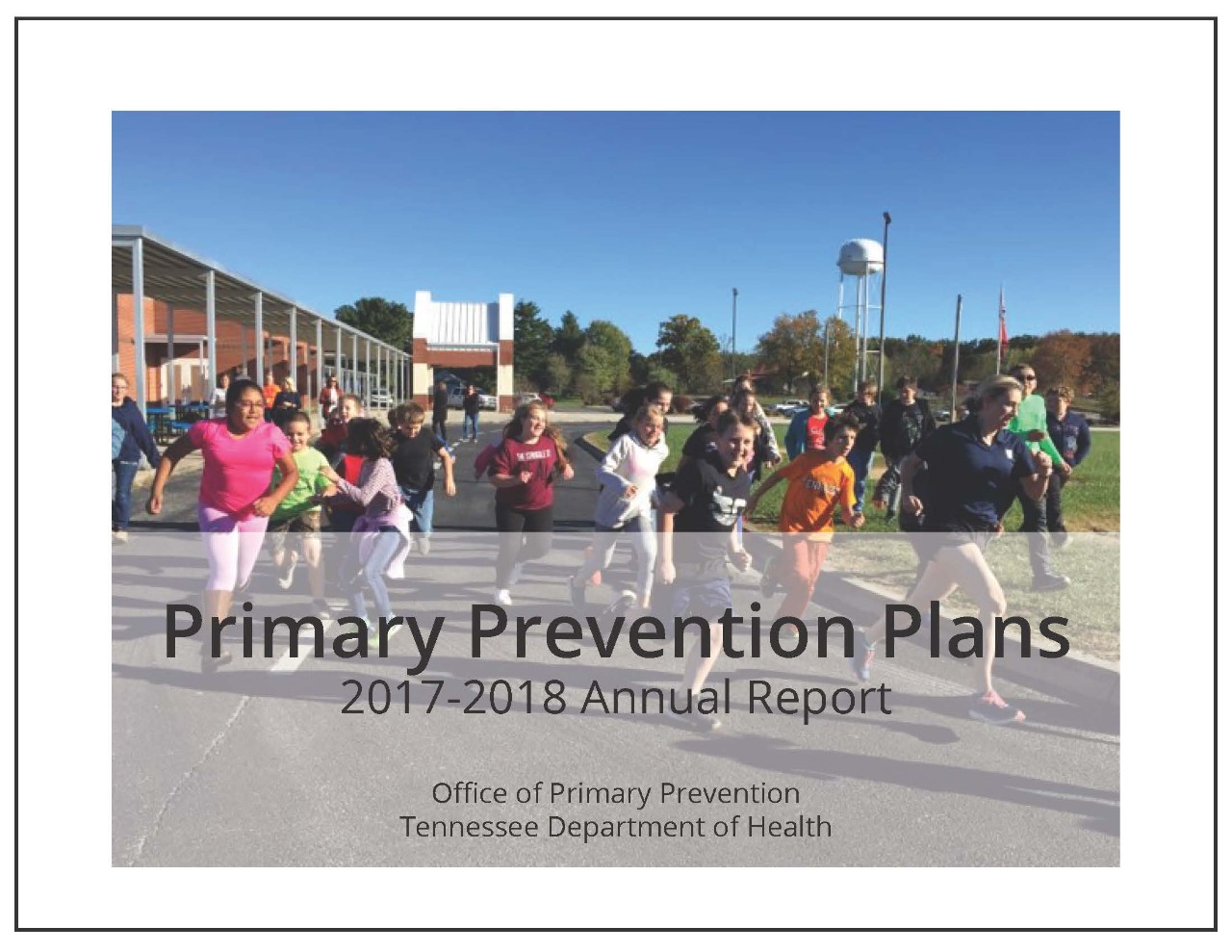 Primary Prevention Plans Annual Report 2017-2018 Cover Pic