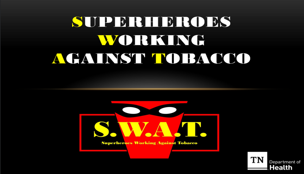 Superheros Working Against Tobacco Webinar Screenshot