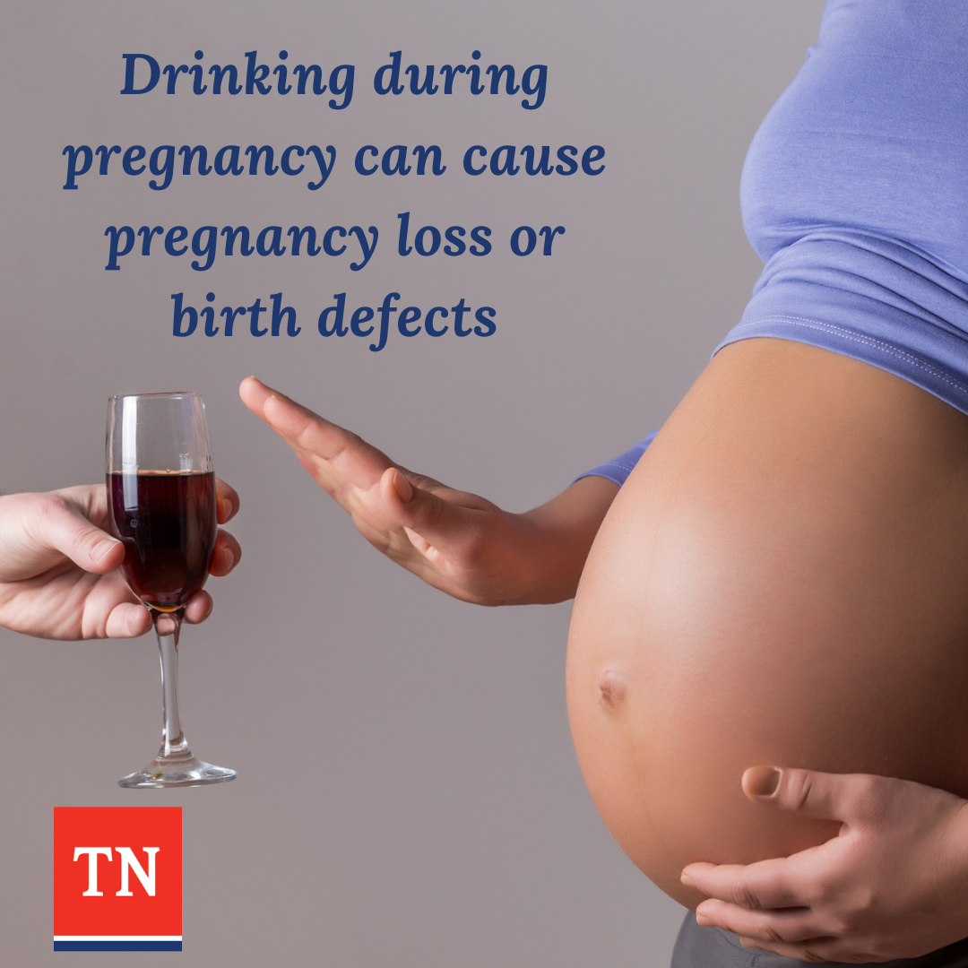 Nearly 71% of women discussed risk of drinking during pregnancy with a healthcare provider (Instagram Post)