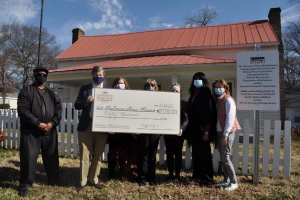 McLemore House Museum receive a grant award outside of the historic house