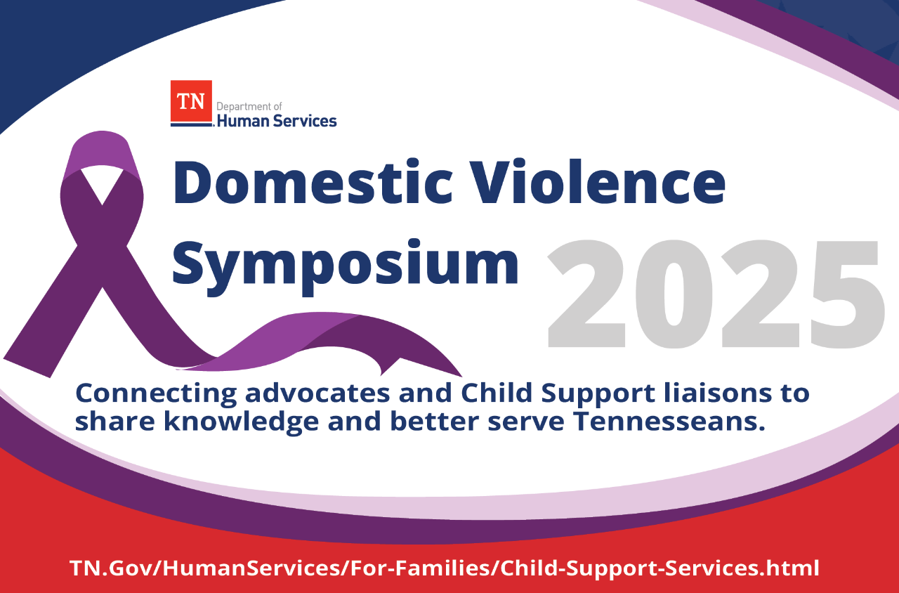 Domestic Violence Symposiums Social Media Graphic 2025 Decorative image