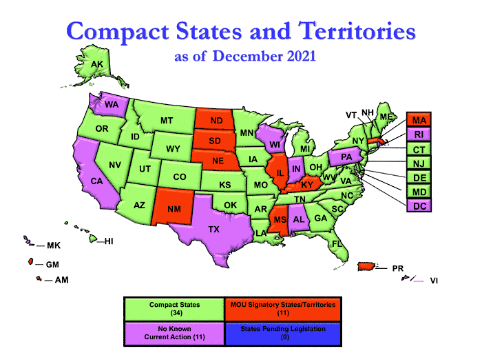 Compact States and Teritories photo