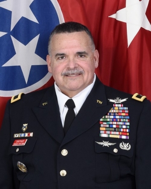 Brig. Gen. (Tenn.) Juan R. Santiago command photo