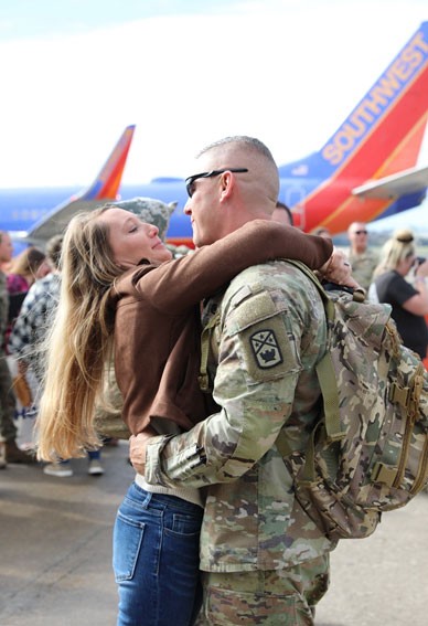 More than 80 Soldiers from the Tennessee National Guard’s 268th Military Police Company returned to Smyrna’s Volunteer Training Center on Nov. 11, after a nearly year-long deployment to Djibouti, Africa. (photo by Lt. Col. Darrin Haas)  