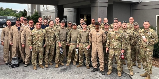 Crewmembers from Company A, 1-230th Attack Helicopter Battalion based in Nashville and Task Force Medevac based in Knoxville rescued 151 flood victims in Eastern Kentucky following record breaking floods. (Submitted photo)