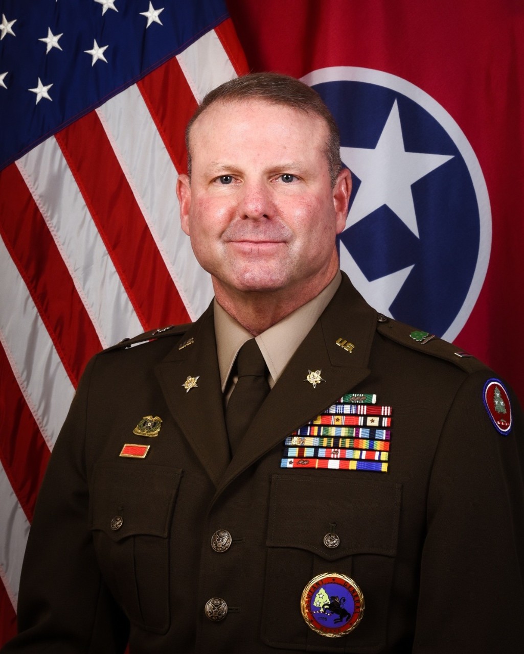 Official military photograph of Chief Warrant Officer 5 David Ward who retired from the Tennessee Army National Guard after 40 years of military service on August 28. (photo by retired Sgt. 1st Class Edgar Castro)