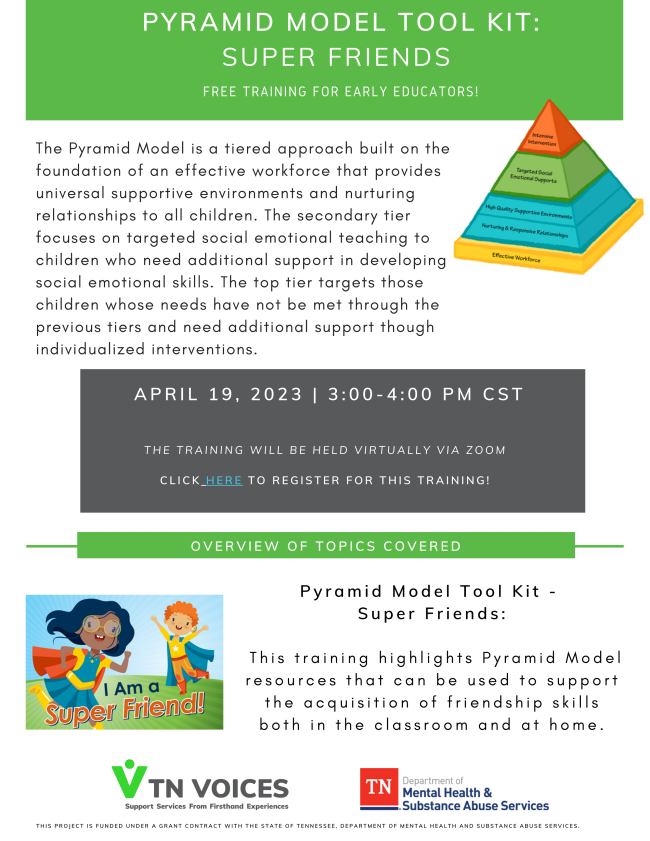 TN Voices: Pyramid Model Super Friends Training Webinar