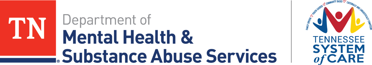 logo and link to System of Care Tennessee