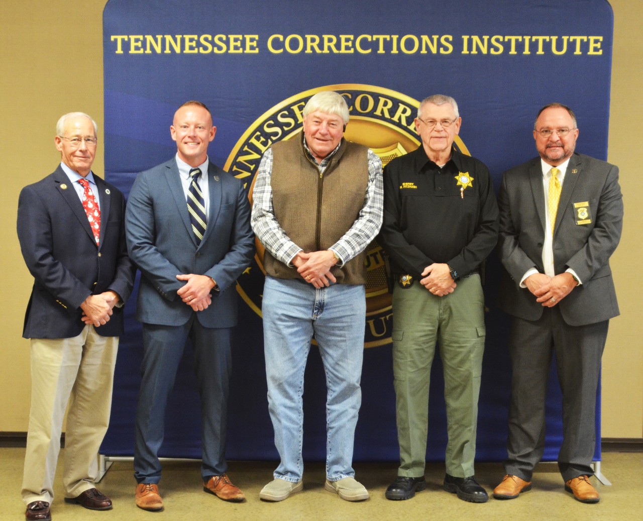 Photo of five board of control members