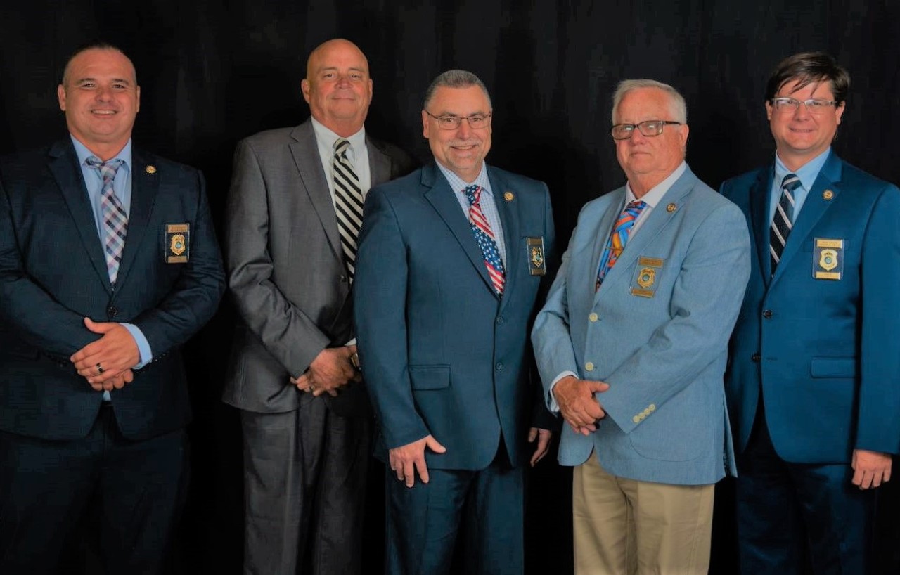 left to right: TCI's Executive Director William Wall, Chief Counsel Brian Grisham, Programs and Operations Manager William "RK" Kane, Deputy Director Bob Bass, Project Manager Jason J. Smith