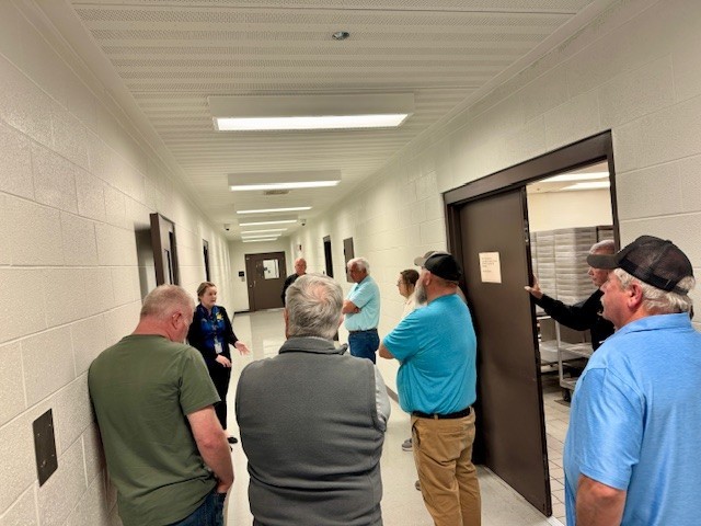 Smith Co jail - Dekalb CCP March 2025 p3 image of Smith County jail tour with Dekalb County commissioners