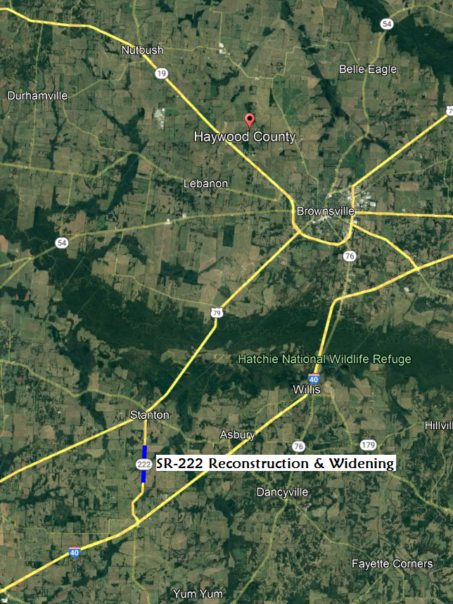 DB2301 SR222 Location Map