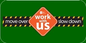 Work With Us Highway Sign