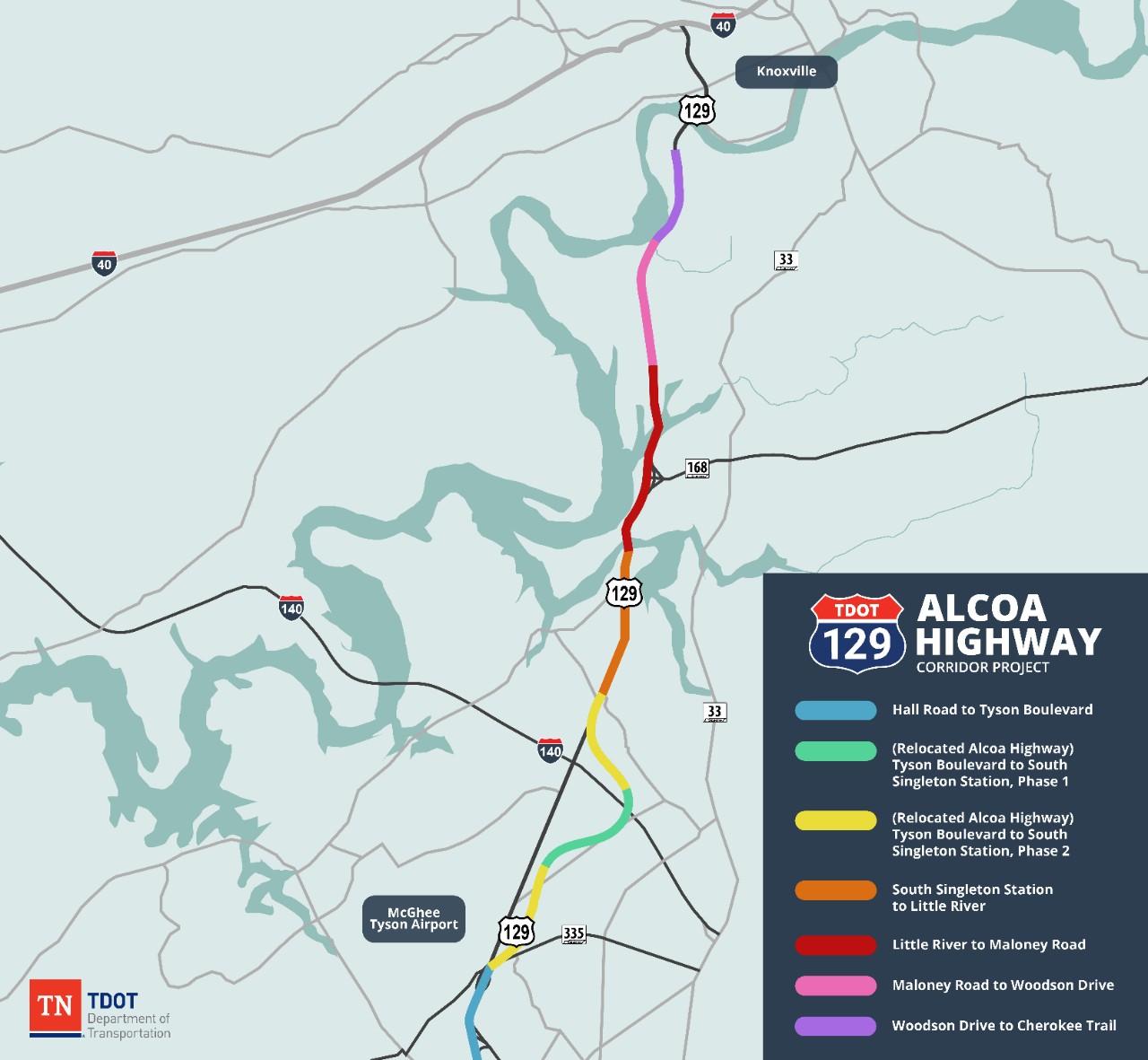 Alcoa Highway Large Project Map Graphic_v2 Alcoa Highway Large Project Map Graphic_v2