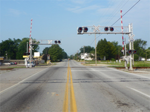 Rail Crossing - support image