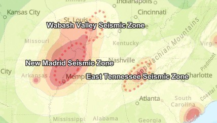 Earthquakes TN