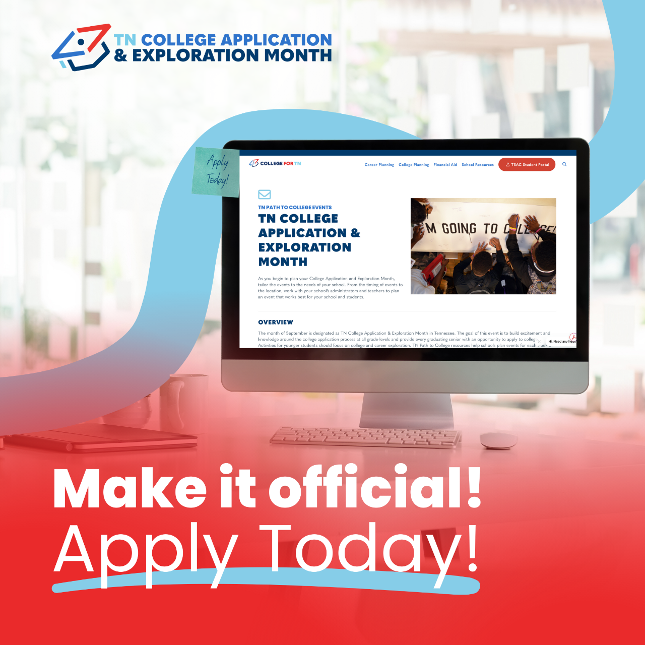 TN College of Application Graphic