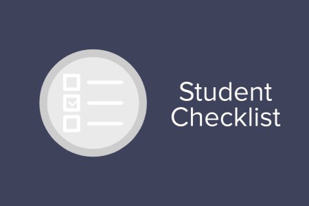 Student Checklist